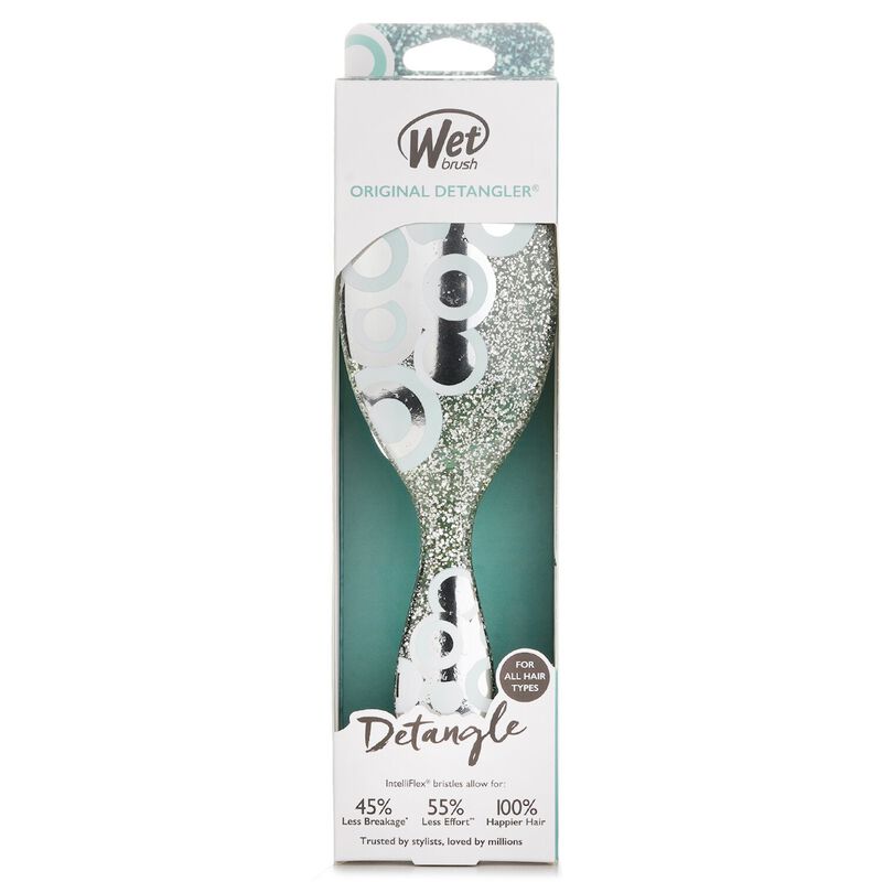 wet brush original detangler groovy disco teal hair brush