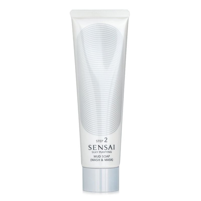 sensai sensai silky purifying mud soap wash & mask