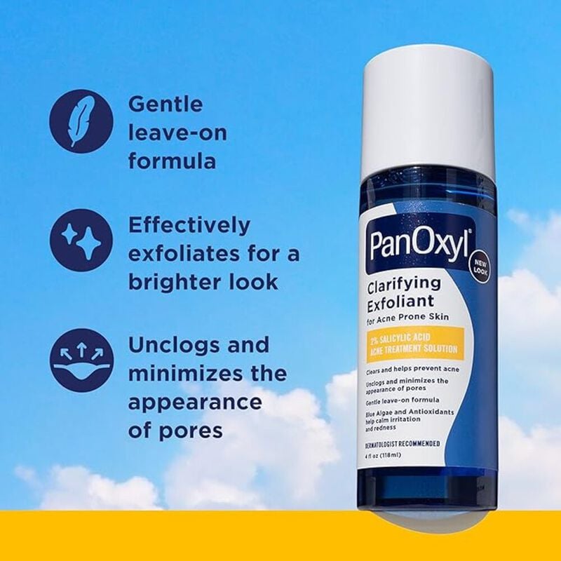 بانوكسيل مقشّر منظّف يحتوي على 2% حمض الساليسيليك