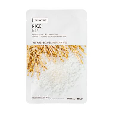 faces real nature rice face mask