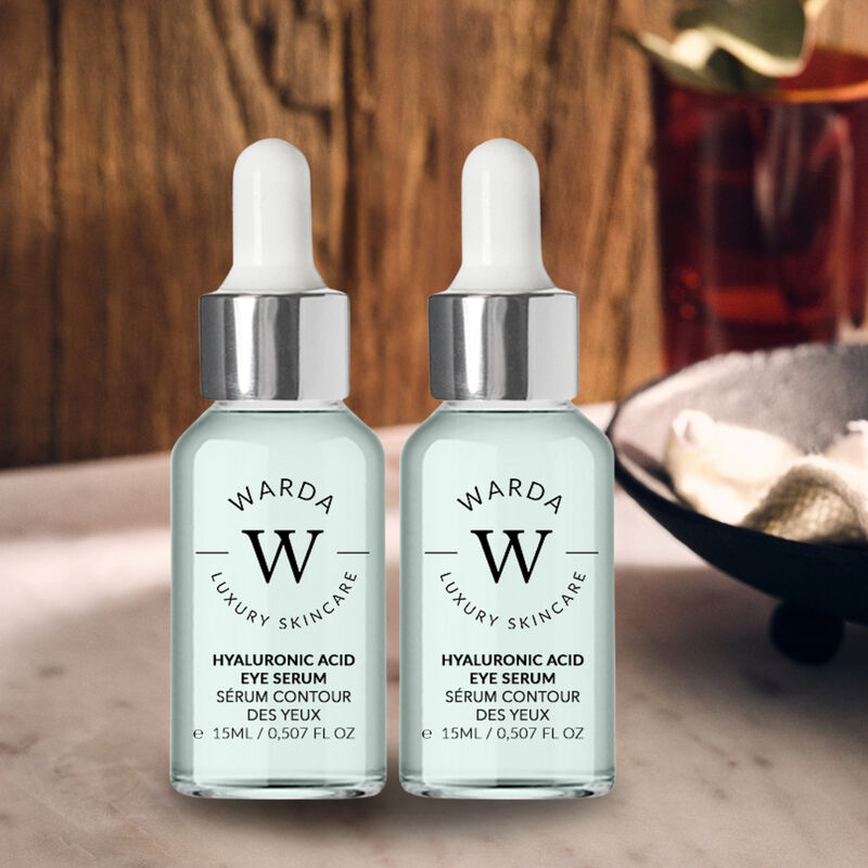 erthskin london 2 x skin hydration boost hyaluronic acid eye serum 15ml