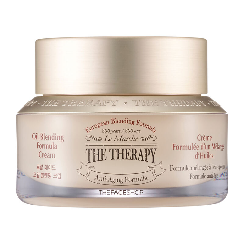 the face shop the therapy oil blending cream