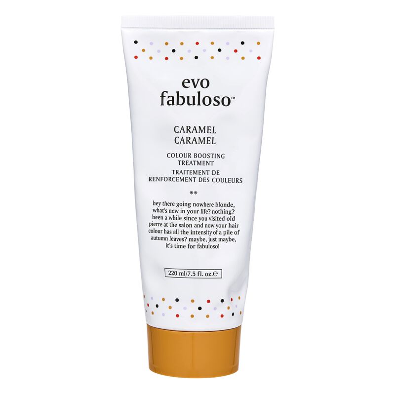 evo fabuloso caramel colour boosting treatment tube
