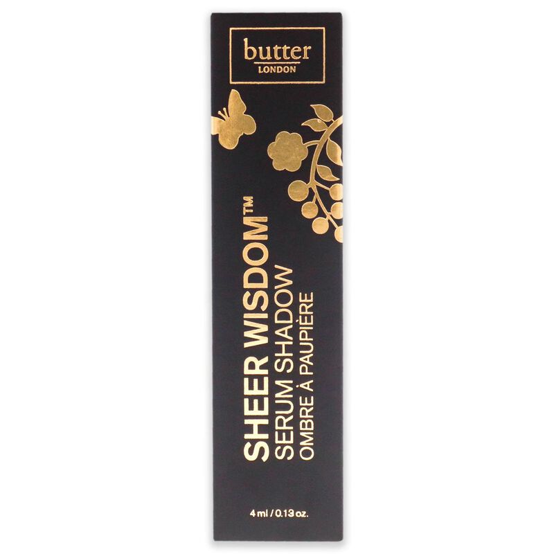 butter london sheer wisdom serum shadow
