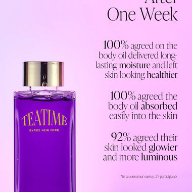 faces purple tea body oil