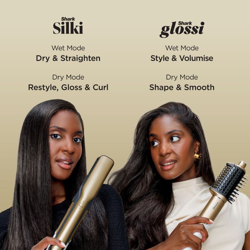 shark glam 5in1 ceramic & powerful air styling & drying system
