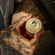 faces the stache mustache wax