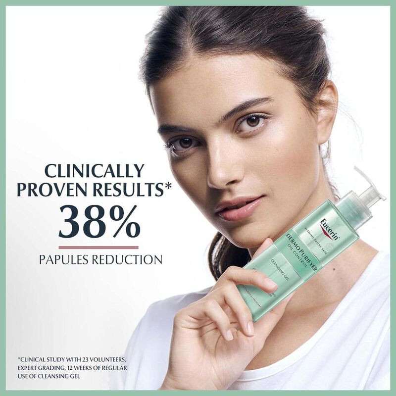 eucerin dermopurifyer oil control cleansing gel