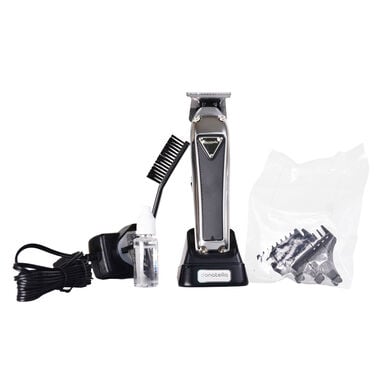 faces ماكينة حلاقة فضية لاسلكية قابلة لإعادة الشحن