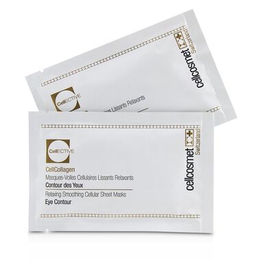 Cellcosmet CellEctive CellCollagen Eye Contour Relaxing Smoothing Cellular Sheet Masks faces cellcosmet cellective cellcollagen eye contour relaxing smoothing cellular sheet masks