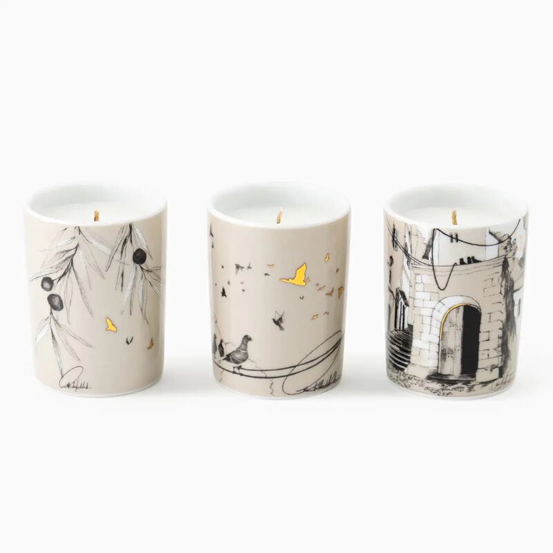 silsal naseem mini candle trio (60g each)