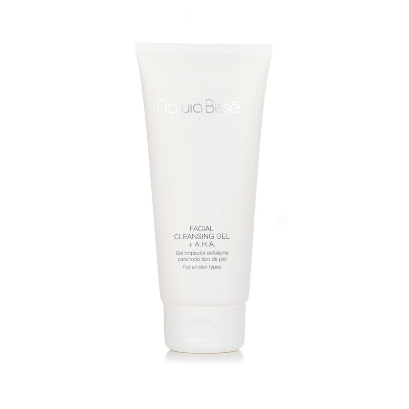 natura bisse facial cleansing gel with aha