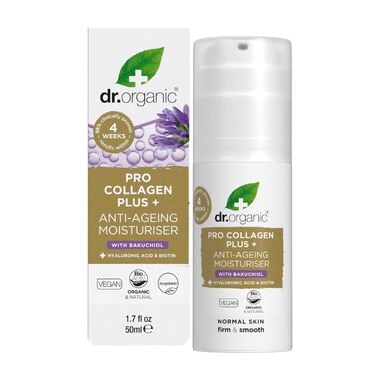 faces dr organic pro collagen plus bakuchiol cream