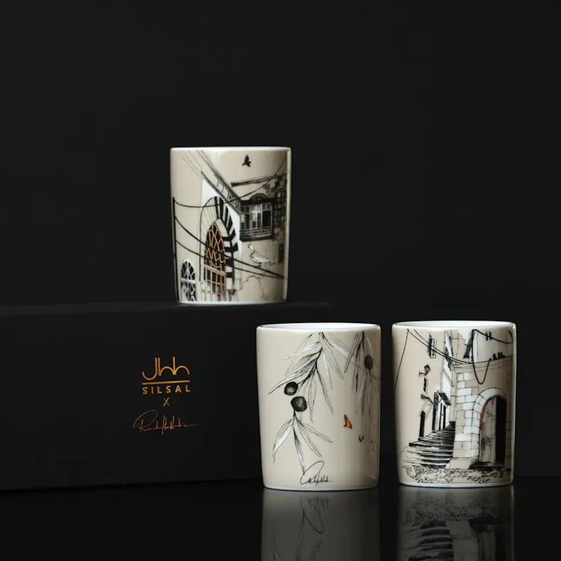 silsal naseem mini candle trio (60g each)