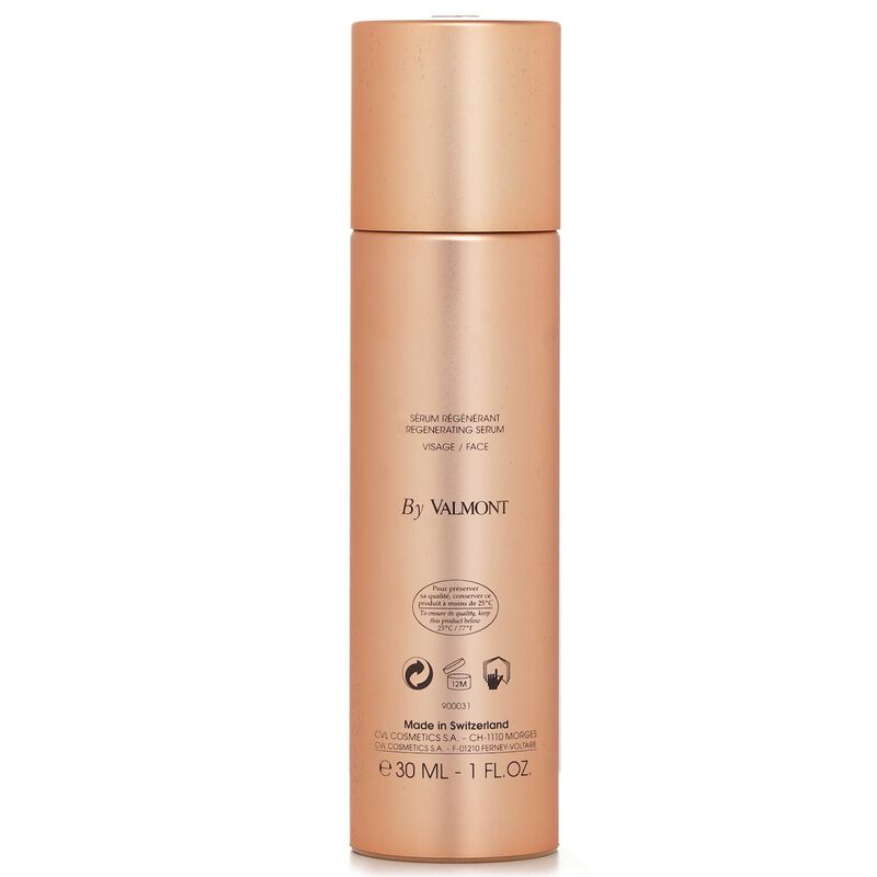 valmont elixir des glaciers serum precieux votre visage  swiss polyactive essence