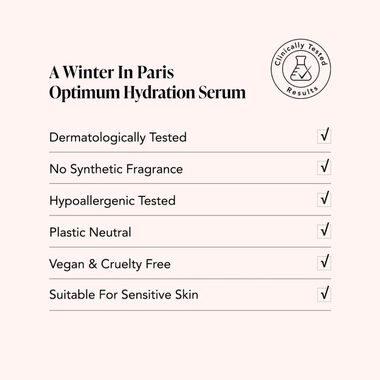faces a winter in paris  optimum hydration serum