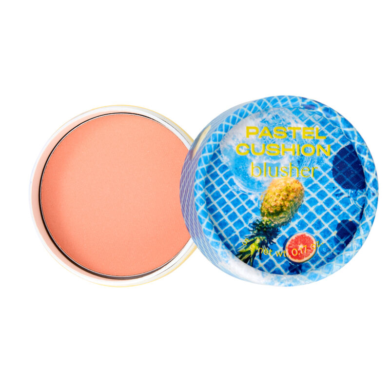 the face shop pastel cushion blusher 03 poolside orange
