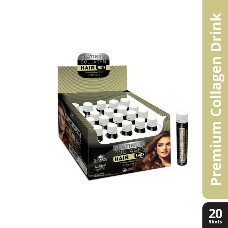 sunshine nutrition platinum collagen hair shots