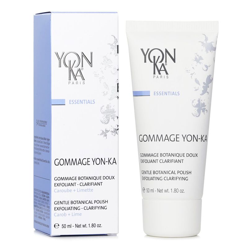 yonka essentials gentle botanical polish exfoliating with carob  clarifying