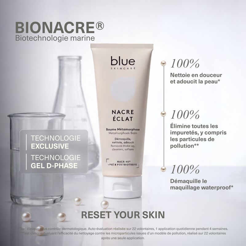 blue skincare pearl treasure gift set