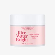 faces rice water bright deep peeling cleansing balm