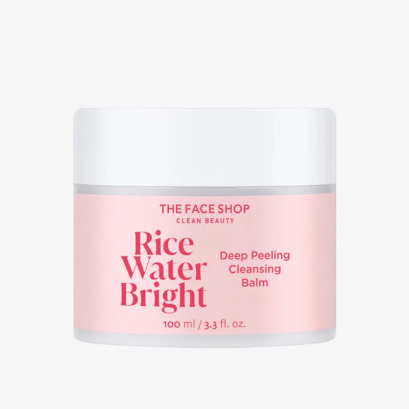 the face shop rice water bright deep peeling cleansing balm