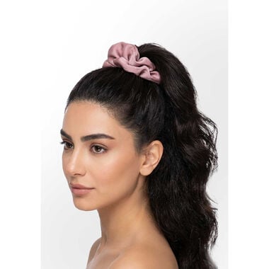faces satin crystal scrunchies