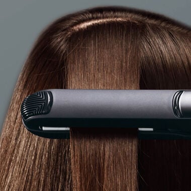 faces braun hair straightener with ceramic eloxal plates