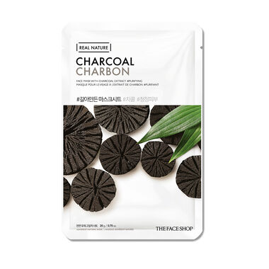 faces real nature charcoal face mask