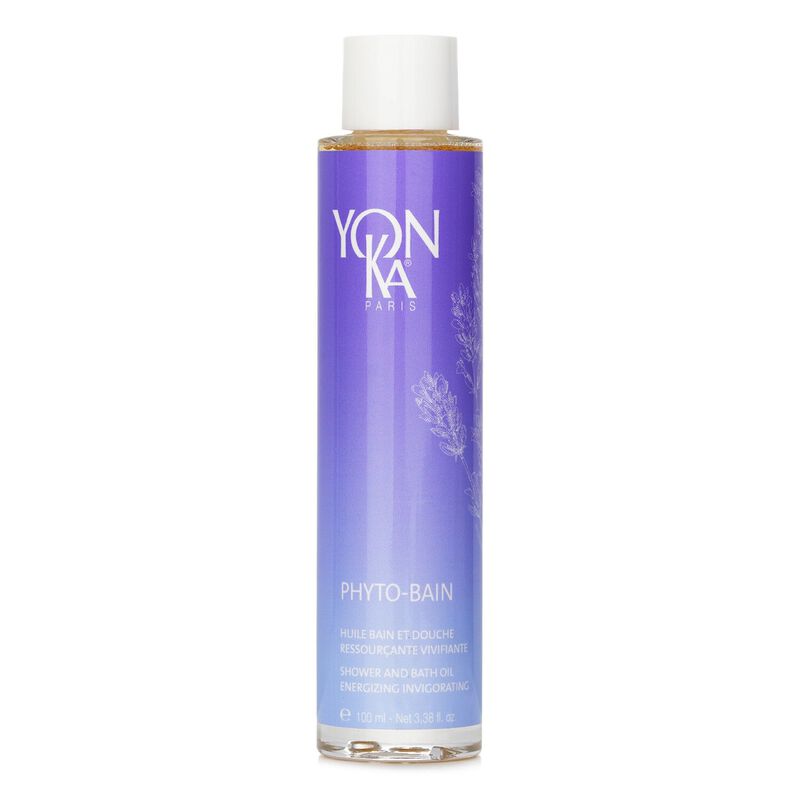 yonka phytobain energizing, invigorating shower & bath oil  lavender