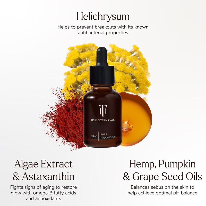 true botanicals clear pure radiance oil