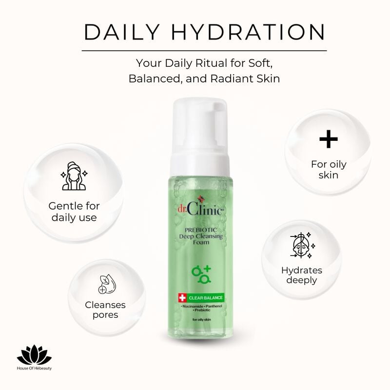 د. كلينك غسول وجه بالبريبايوتيك للبشرة الدهنية