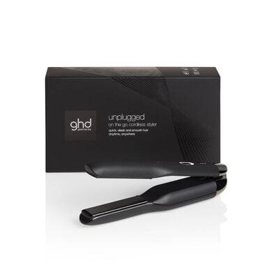 faces ghd unplugged cordless hair styler   cordless flat iron black