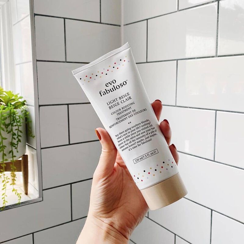 evo fabuloso light beige colour boosting treatment tube