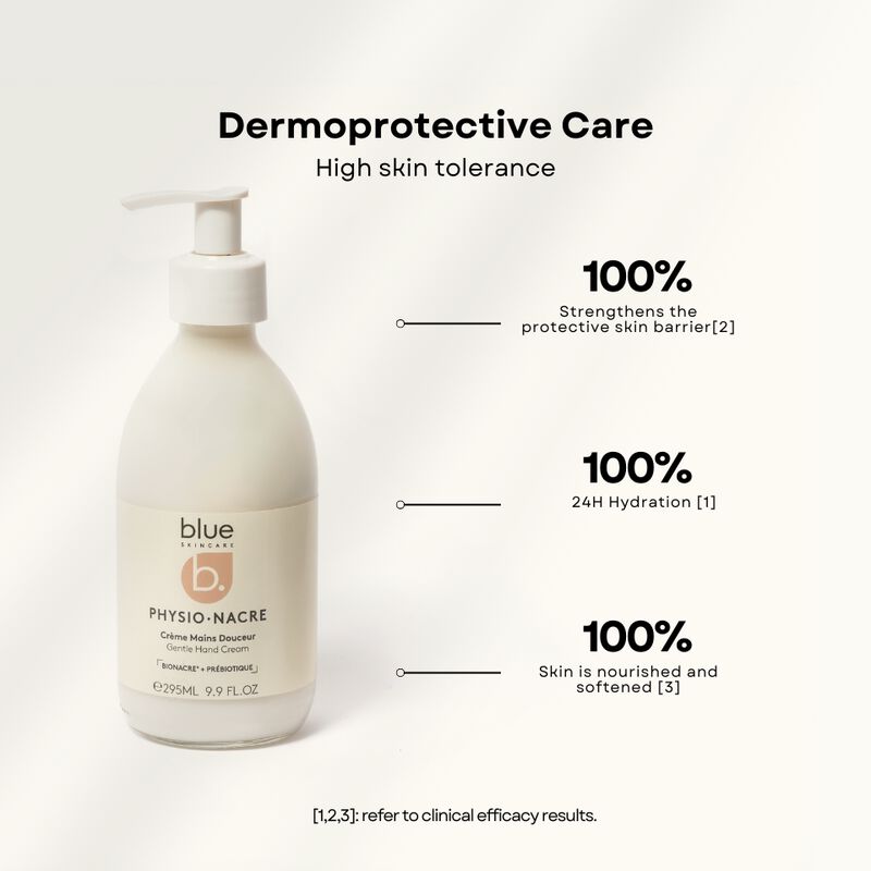 blue skincare gentle hand cream