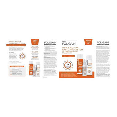 faces triple action hair care system for men
