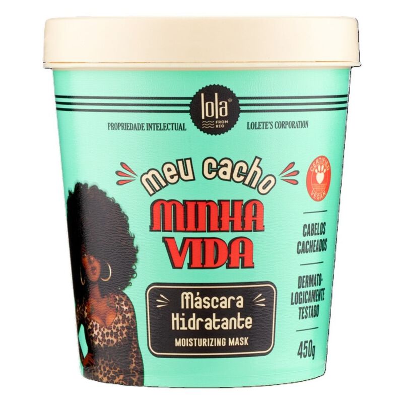 lola from rio meu cacho minha vida hair moisturising mask for curly hair