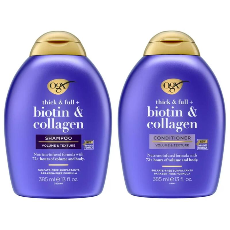 Ogx Biotin & Collagen Shampoo + Conditioner