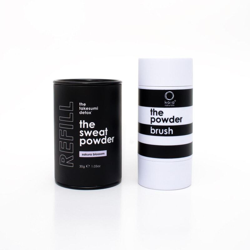 The Takesumi Detox The Sweat Powder Brush And Refill Set