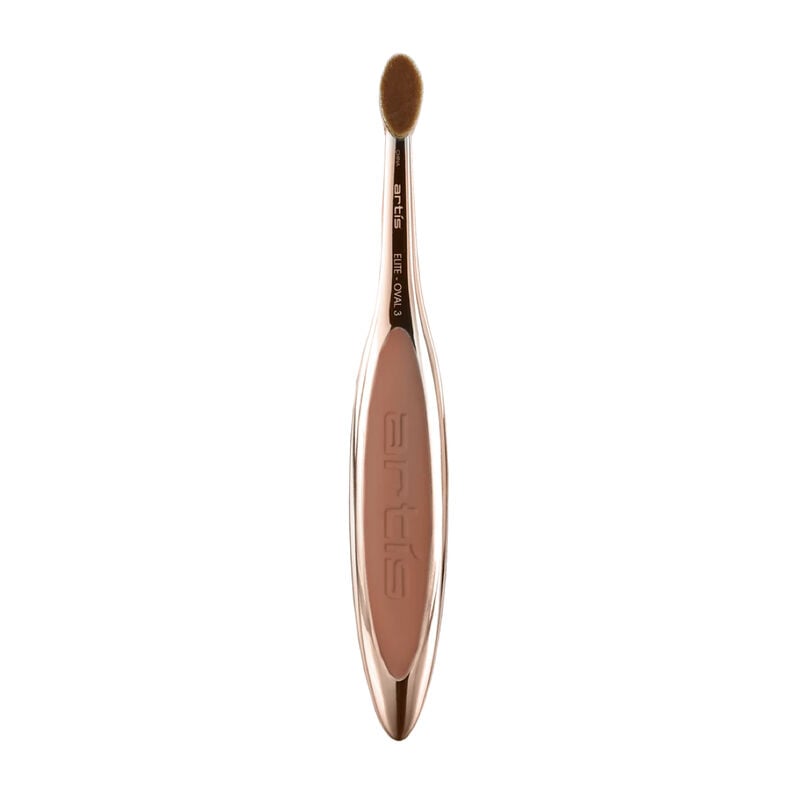 Elite Collection Oval 3 Brush, Rose Gold Finish