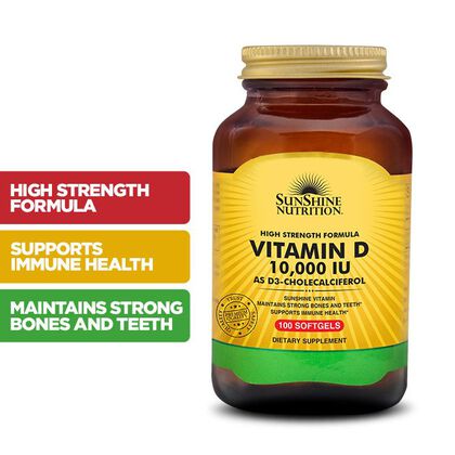 Nutrition Vitamin D 10000 Iu Softgels