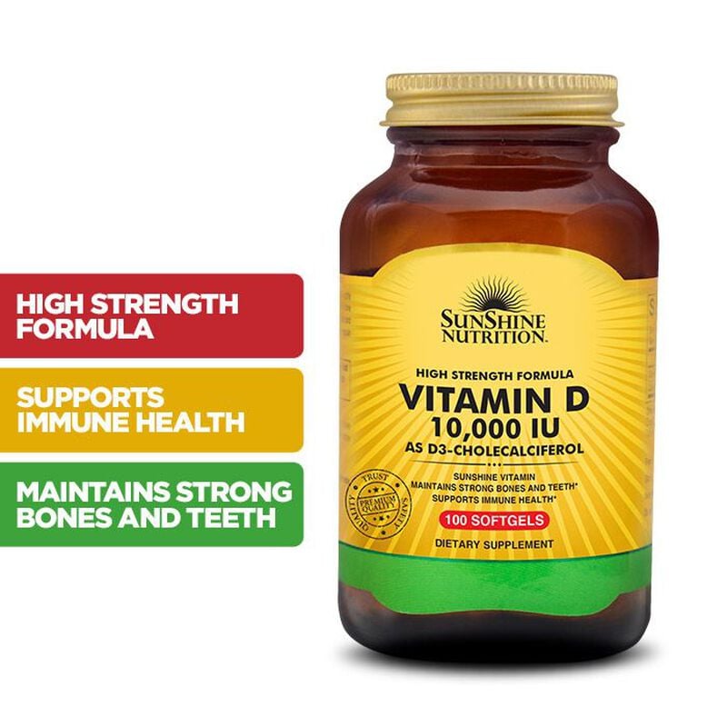 Nutrition Vitamin D 10000 Iu Softgels