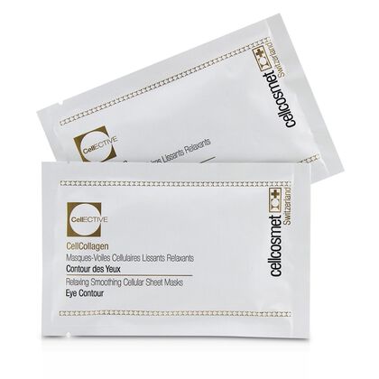 Cellcosmet Cellective Cellcollagen Eye Contour Relaxing Smoothing Cellular Sheet Masks