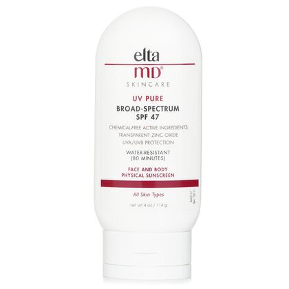 Uv Pure Water-resistant Face & Body Physical Sunscreen Spf 47
