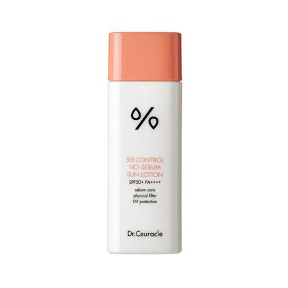 5a Control No-sebum (spf50+) Sun Lotion, Oil Control Physical Sunscreen,