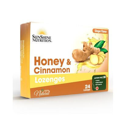 Nutrition Honey & Cinnamon Lozenges-ginger