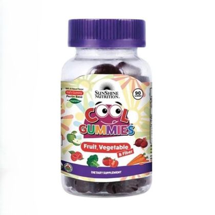 Nutrition Cool Gummies Kids Fruit Vegetable & Fiber