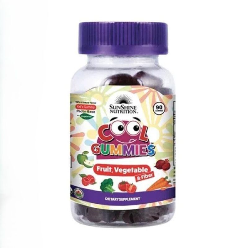 Nutrition Cool Gummies Kids Fruit Vegetable & Fiber