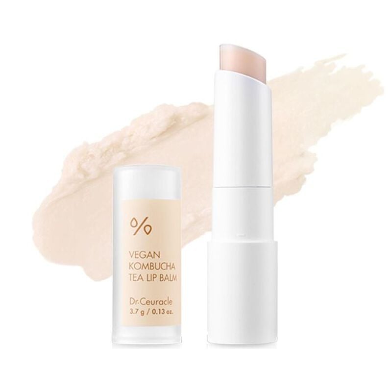 Vegan Kombucha Tea Lip Balm, Intensive Hydrating Repair For Dry Lips