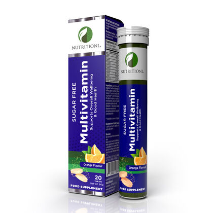Multivitamin Orange Flavor Effervescent Tablet